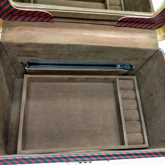 Gucci Jewerly Case Sherry Line Green PVC 696-070325 - Picture 13 of 13